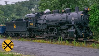100 Year Old Steam Locomotive Running on the Mainline! (CNJ 113)