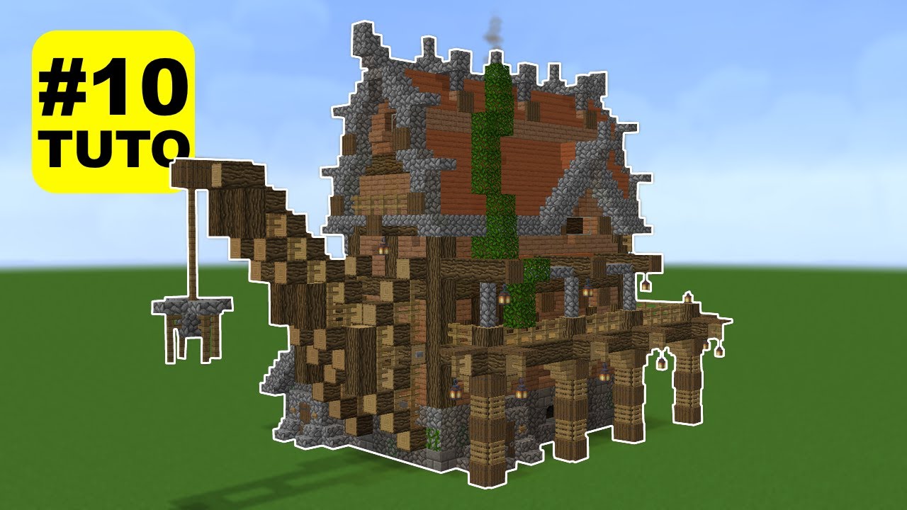 TUTO : CONSTRUCTION D'UN PETIT ENTREPÔT #10 | MINECRAFT - YouTube