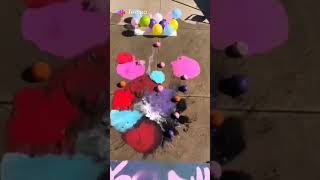 Falling Bottles Smash Balloons Another Image Of Monica Hu From Hungry Studio