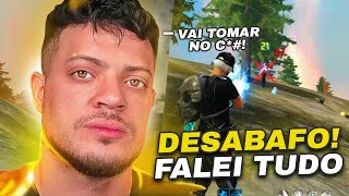 DESABAFO!   ATIVEI O MODO HARD NESSA PARTIDA DO FREEFIRE!