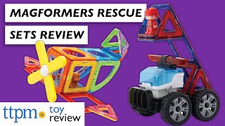 Aviation Adventure Set and Amazing Police & Rescue Set from Magformers Review