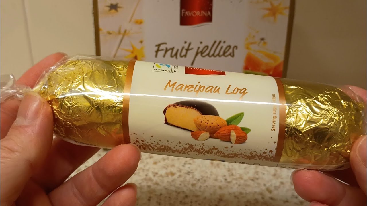 Отзыв о шоколадно-марципановых фруктовых желе в форме рулета от Lidl