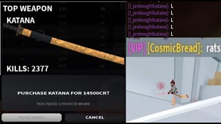 The Katana Prebuy Experience | Roblox Bad Business