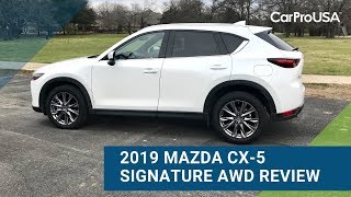 19 Mazda Cx 5 Signature Awd Gets New Turbo Engine Great Interior Youtube