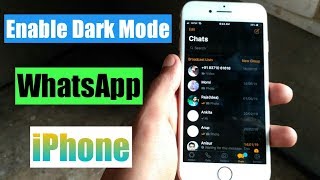 Enable Dark Mode On WhatsApp In Any iPhone 2020