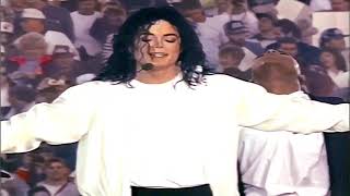 Michael Jackson ` Super Bowl XXVII Halftime show at the Rose Bowl. January 31, 1993. Pasadena, CA.
