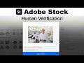 Adobe Stock Human Verification Problem Fix 2026 | How To Pass Verification Easily