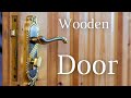 Old Wooden Doors Open And Close With Creaking Sound Effect 