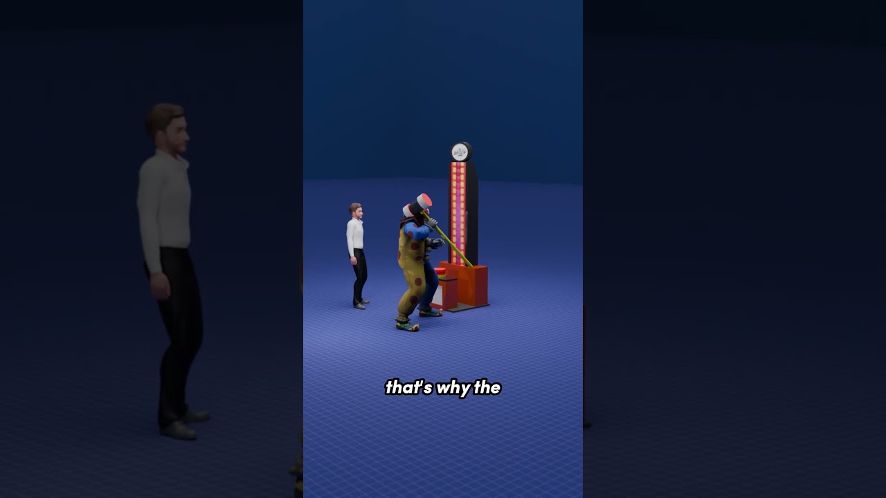 The Carnival Hammer Game Is Totally Rigged 🎯🔨 #DidYouKnow #ZeusBLabs #CarnivalSecrets #3DAnimation