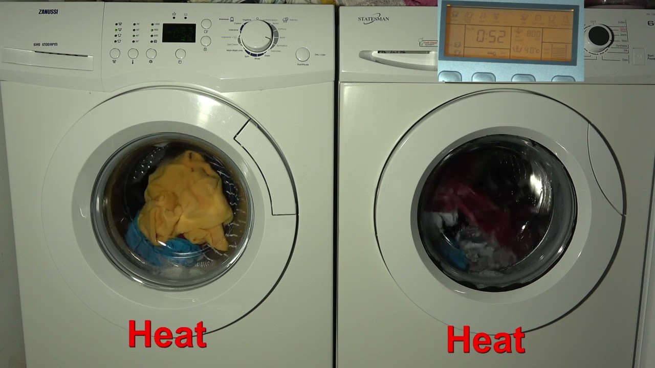 Wash Race : Zanussi vs. statesman / Synthetics 40'c