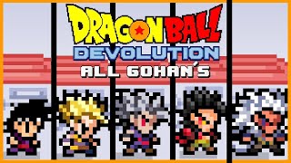ALL GOHAN´S | DRAGON BALL DEVOLUTION (FANGAME) | MIC OFF