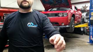 Dodge Challenger front bumper removal