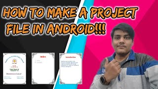 How to make Project File in Android Mobile!!!