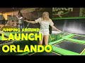 Launch orlando full tour trampoline park bowling arcade zipline  and basketball