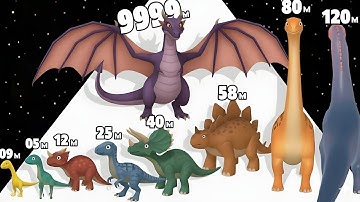 Dinosaur 🦖 Evolution : Run Game - Walkthrough Android iOS | Level Up Max Level Gameplay 