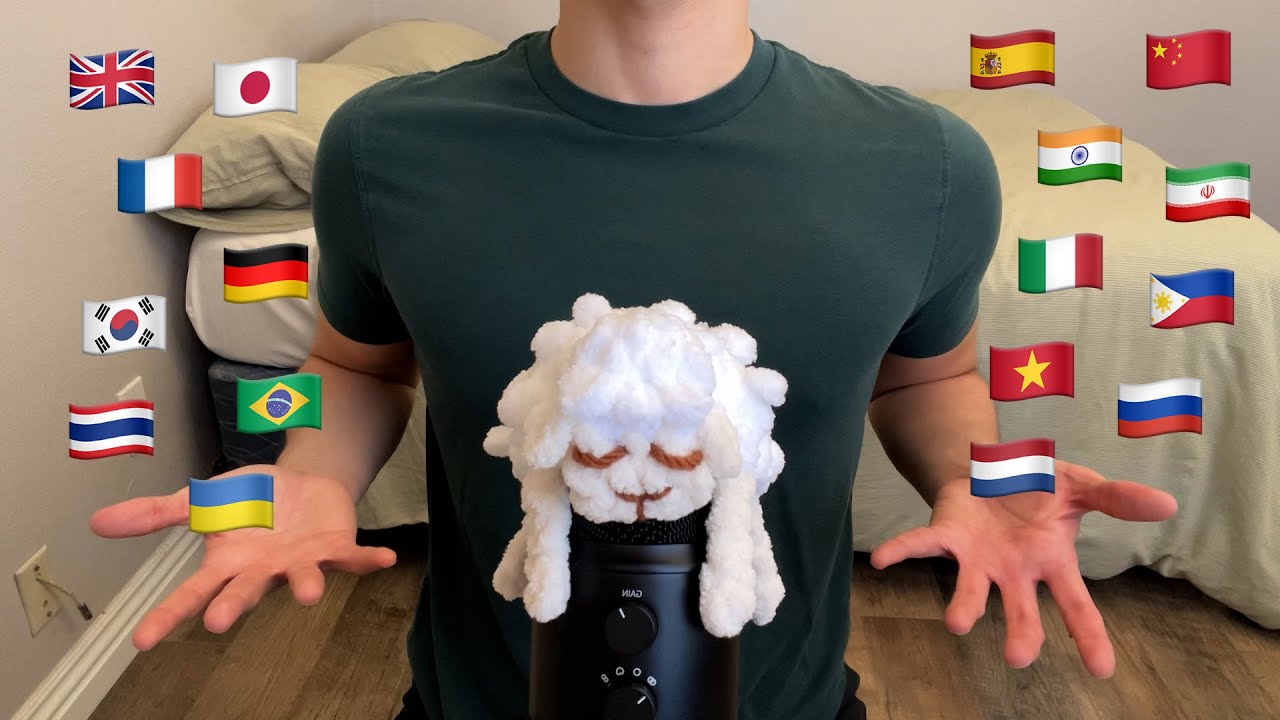 ASMR | Counting you to sleep in 17 different languages