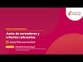 Videoconferencia: Junta de Acreedores y criterios relevantes 19/01/23