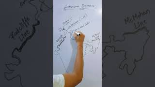 Indian borders name shared with countries #shorts #bordername