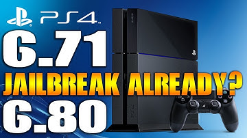 Ps4 6.71 Jailbreak ps4 6.80 hacked?