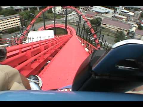 Eejanaika Roller Coaster POV - Fuji Q Highland Japan