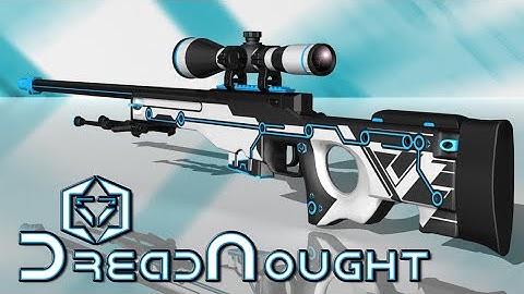 AWP | DREADNOUGHT blue inverted against harmless bots