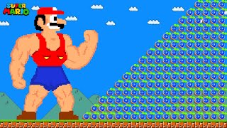 Super Mario Bros. But Wonder Seed = Muscular Mario... screenshot 1