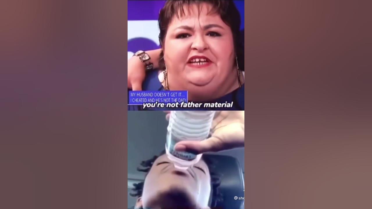 You are not the father. Sad moment