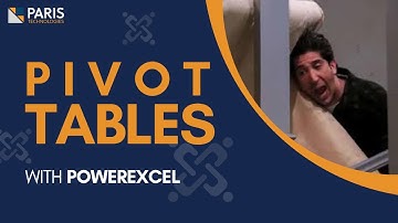 Pivot Table in Excel vs Pivot in PowerExcel | PARIS Technologies