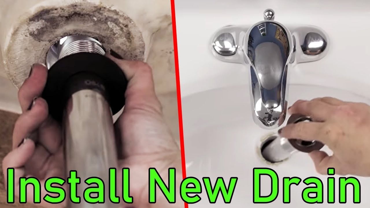 How To Replace A Bathtub Drain 🛁 Remove and Install New Drain - Step By ...