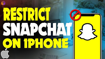 how to restrict Snapchat on iPhone | F HOQUE |
