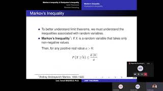 Probability Theory 108 Markov's Inequality
