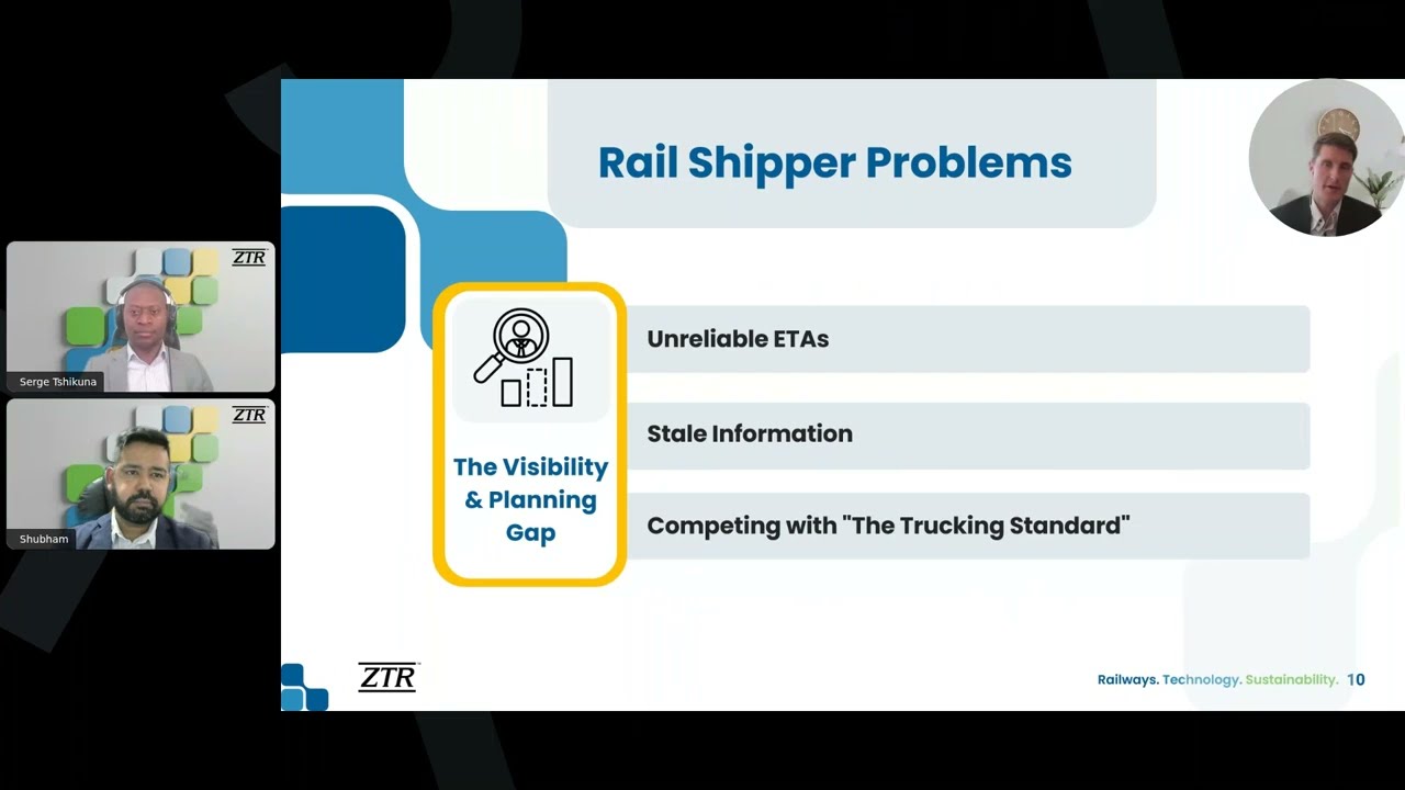 Webinar -  Solving Key Operational Challenges for Rail Shippers