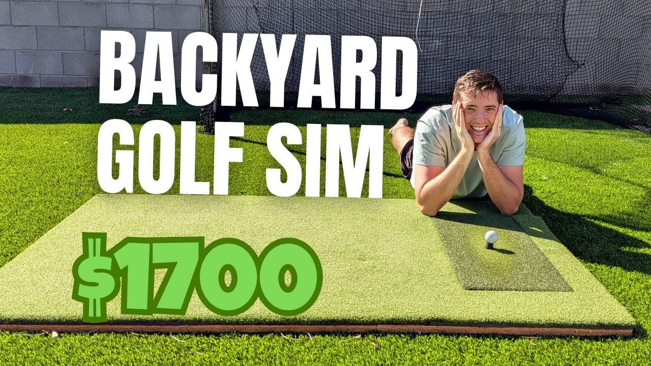 DIY Backyard Golf Simulator (Portable) for Less Than $1700 - YouTube