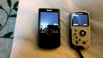 Kodak Zi8 pocket camera & Kodak Zx3 play sport waterproof camera.