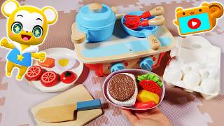 【おもちゃ】お弁当作りごっこ！★おままごと★食べ物 いっぱい★子供向け知育動画★赤ちゃん喜ぶ