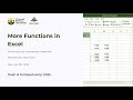 Basic Functions in Excel | Dash &amp; Tell Bootcamp 2025 | #Prerecording