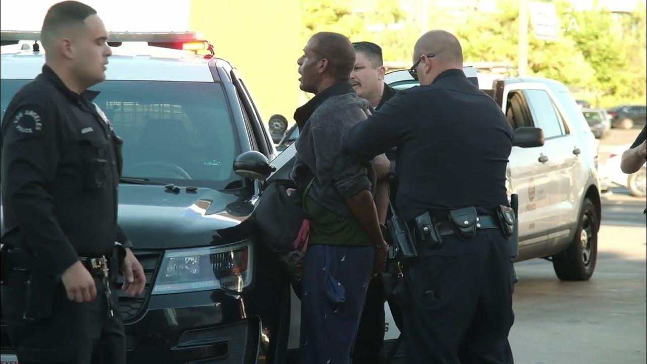 Police Car Rolls Away After Not being in Park YouTube