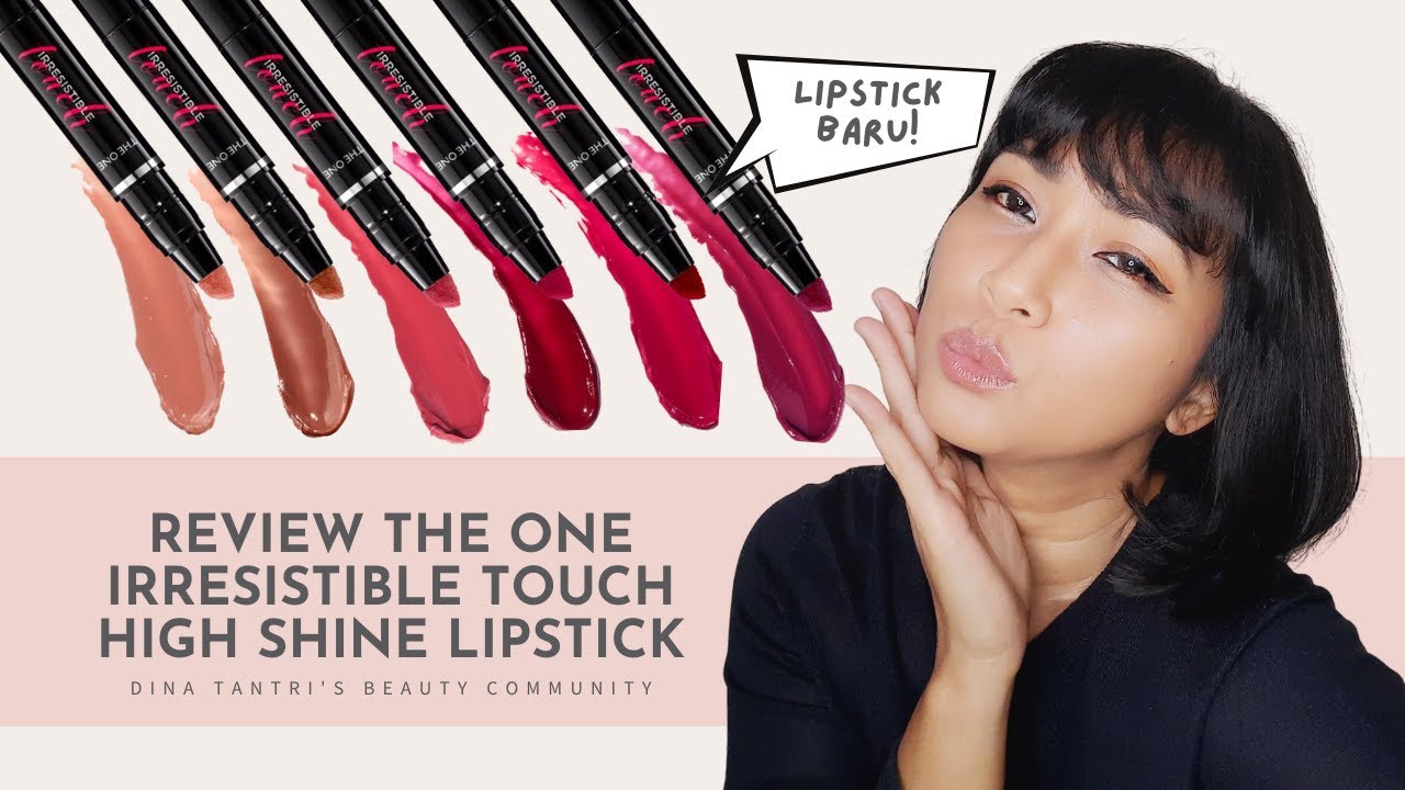 Review The ONE Irresistible Touch High Shine Lipstick Oriflame YouTube