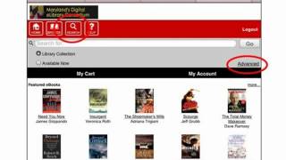 Getting an eBook using the OverDrive Media Console app