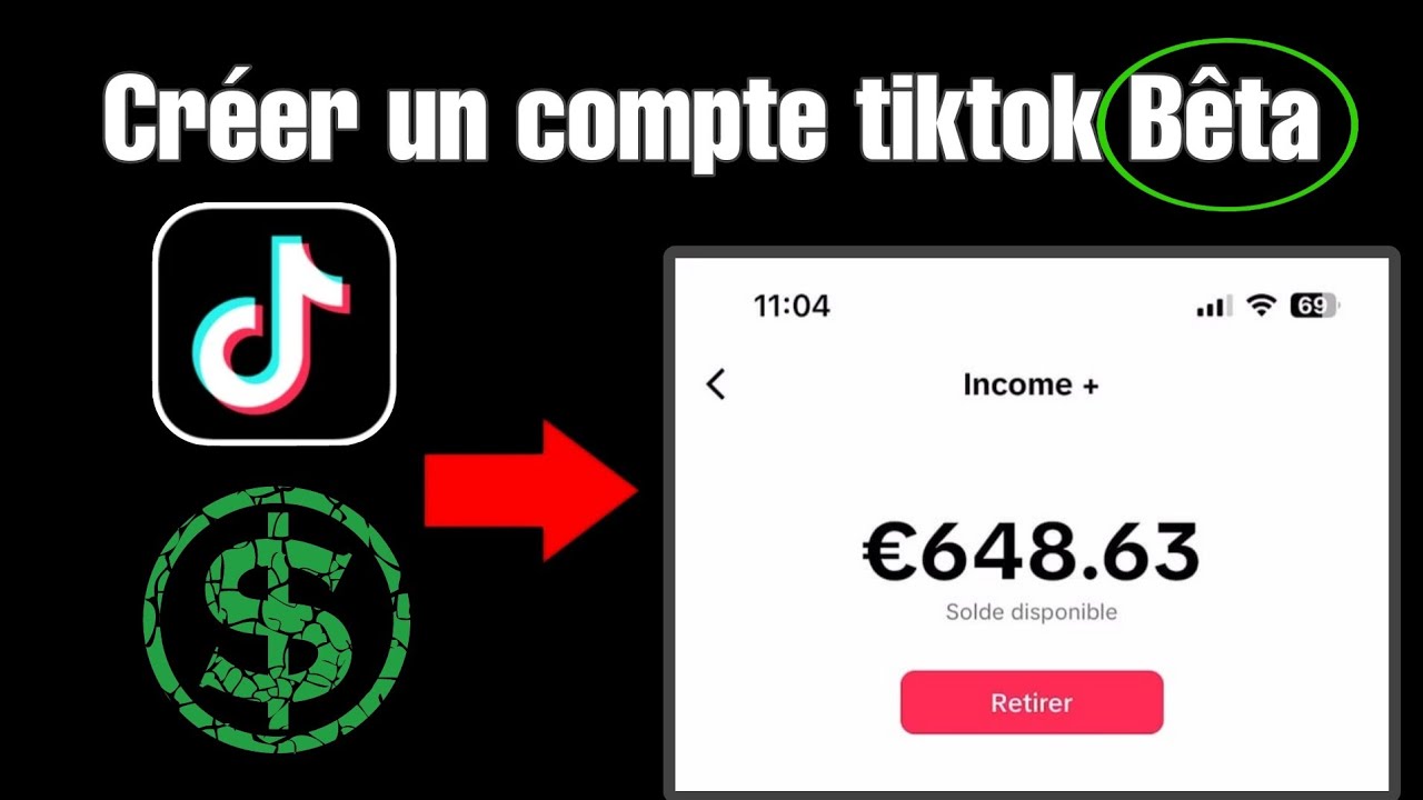comment ouvrir compte tiktok beta