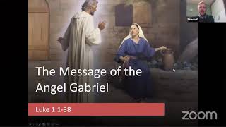 The message of the Angel Gabriel