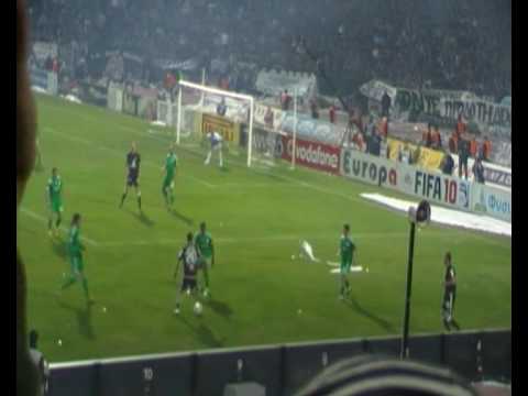 PAOK - pao 2-1 GOAL Pablo Garcia (21-02-2010)