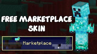 How To Get Free Blue Creeper Skin in Minecraft Marketplace