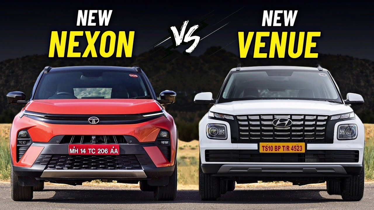 2023 Tata Nexon Facelift Vs Hyundai Venue - Which is Better? - YouTube