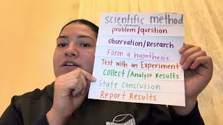 Foldable I - scientific method