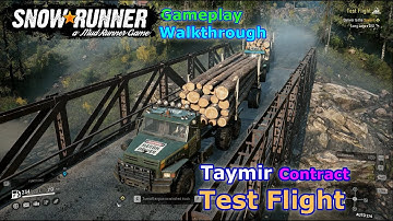 SnowRunner - Test Flight | Snowrunner Taymyr Contract ( Quarry to Zimnegorsk )