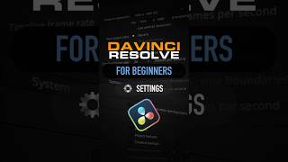 DaVinci Resolve Project Settings Explained