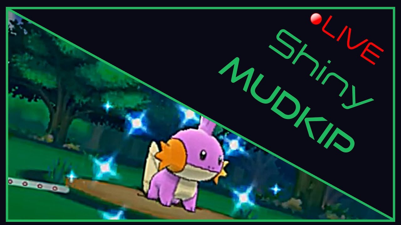 [Full Odds] Live shiny Mudkip 4104 SR's Pokemon Omega Ruby YouTube