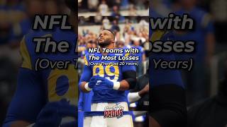 NFL Teams With The Most Losses (Over The Last 20 Years)