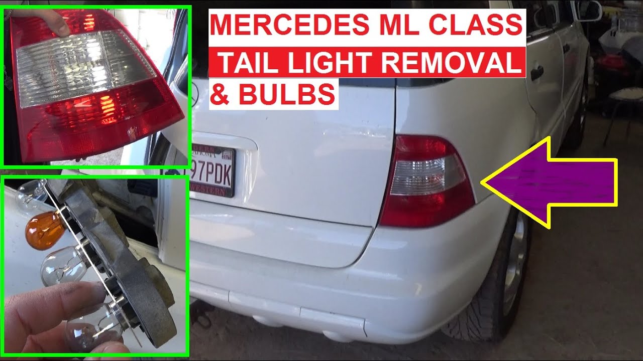 Mercedes W163 Tail Light Replacement Tail Light Bulb Rear Turn Signal Brake Light Bulb